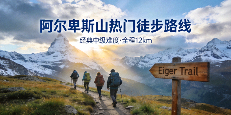 当前热门探险活动 - 阿尔卑斯山徒步路线